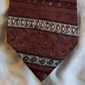 Mark Alexander 100% Italion Silk Mens Dress Tie Made In U.S.A.